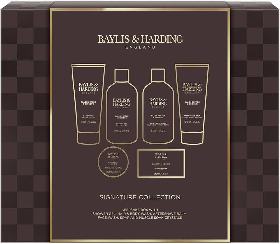 Luxury Shower and Grooming Gift Set for Men