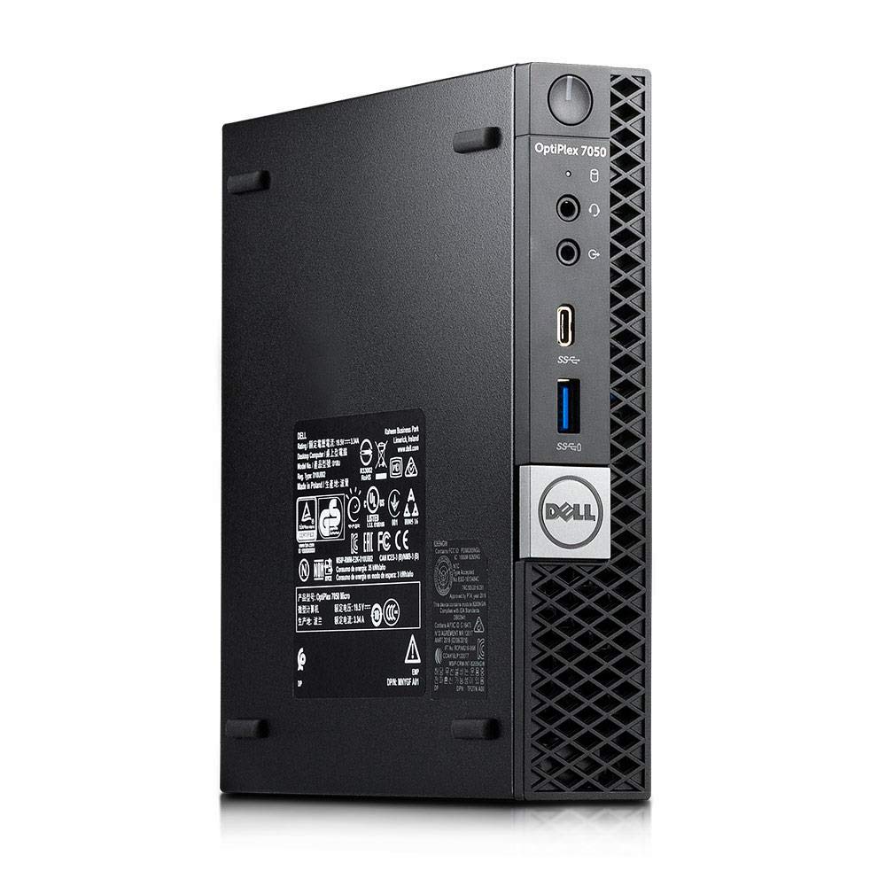 OptiPlex 7050 Micro Computer, Intel Quad Core i5-6500T up to 3.1GHz, 16G DDR4, 256G SSD, Windows 10 Pro 64 Bit-Multi-Language Supports English/Spanish/French(Renewed)
