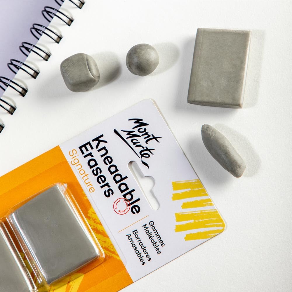Kneadable Erasers 2-Pack for Drawing and Sketching