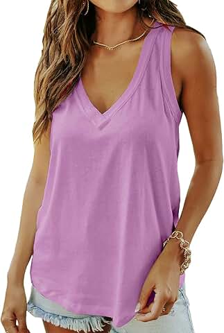 Women’s Loose Fit Summer Sleeveless Cami Top