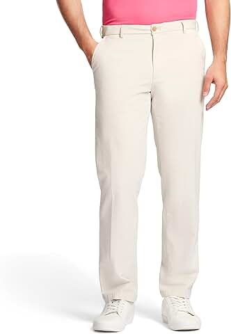 Men's Saltwater Flat Front Straight Fit Chino Pants