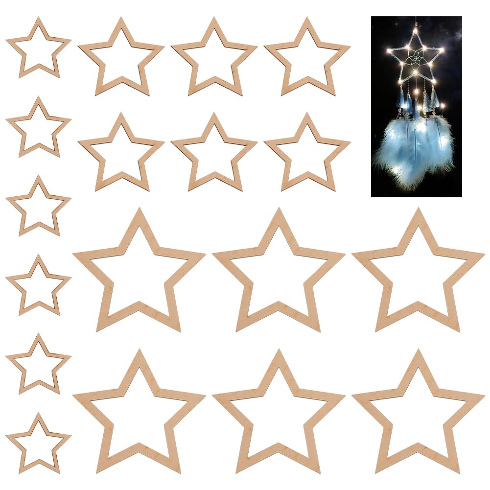 StarDream Hoop Rings 18pcs 3 Sizes