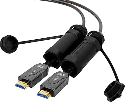Waterproof 32ft Fiber Optic HDMI 2.1 Cable for 8K/4K HDR