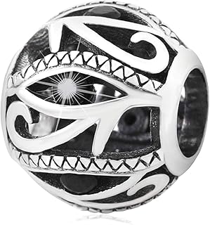 Sterling Silver Evil Eye Charm for Bracelet