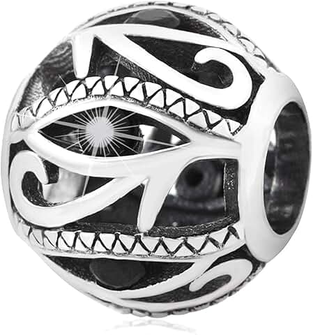 Sterling Silver Evil Eye Charm for Bracelet