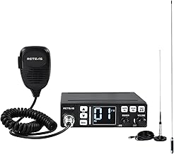 40-Channel AM/FM CB Radio Kit with Antenna and Features