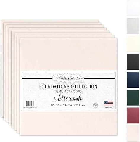 Barely Pink Cardstock Paper, 25 Sheets, 12x12 inches