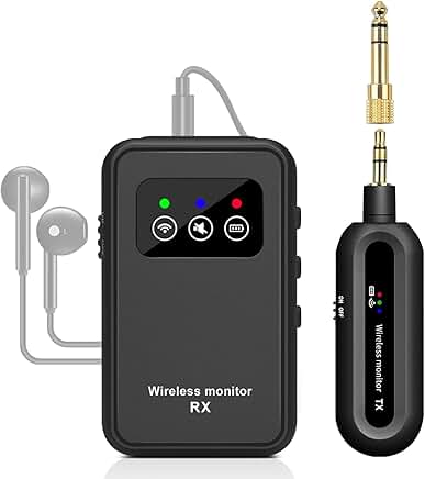 Wireless In-Ear Monitor System with 2.4G, 164ft Range