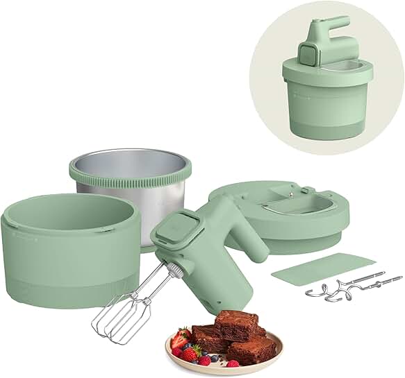 3.5 Qt Hand and Stand Mixer with Accessories