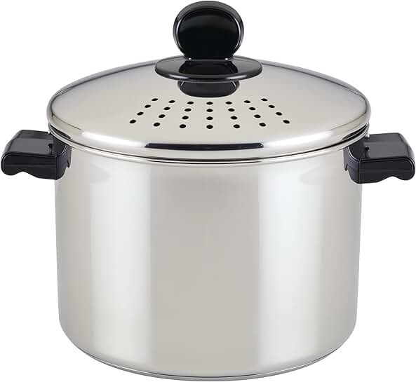 8-Quart Stainless Steel Covered Stockpot