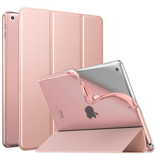 iPad 10.2 Case for 9th, 8th, 7th Gen with Stand Rose Gold