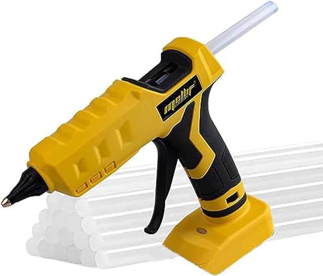 100W Cordless Hot Glue Gun with 20 Glue Sticks