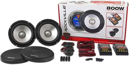 6.5-inch Car Speakers with Silk Dome Tweeters