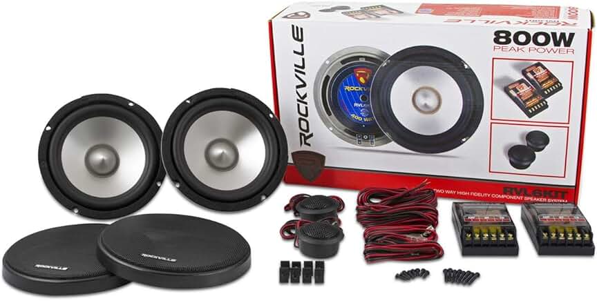 6.5-inch Car Speakers with Silk Dome Tweeters