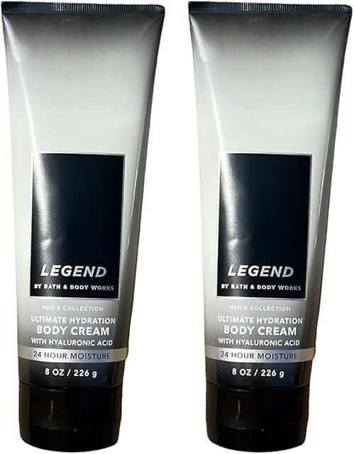 Men's Hydrating Shea Body Cream, 8 oz, 2-pack