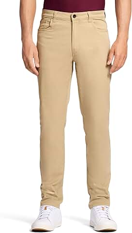 Men's Saltwater Stretch Twill 5-Pocket Straight Fit Chino