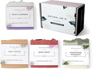 Natural Handmade Soap Bar Set for Body and Face