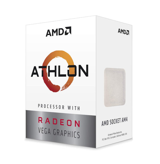 Athlon 3000G 2-Core, 4-Thread Desktop Processor with Radeon Graphics