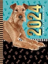 2024 Weekly Organizer with Dog Paw Cover