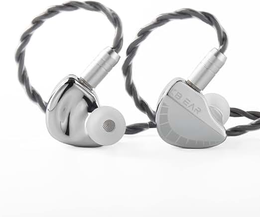 Wired In-Ear Headphones with Noise Cancellation