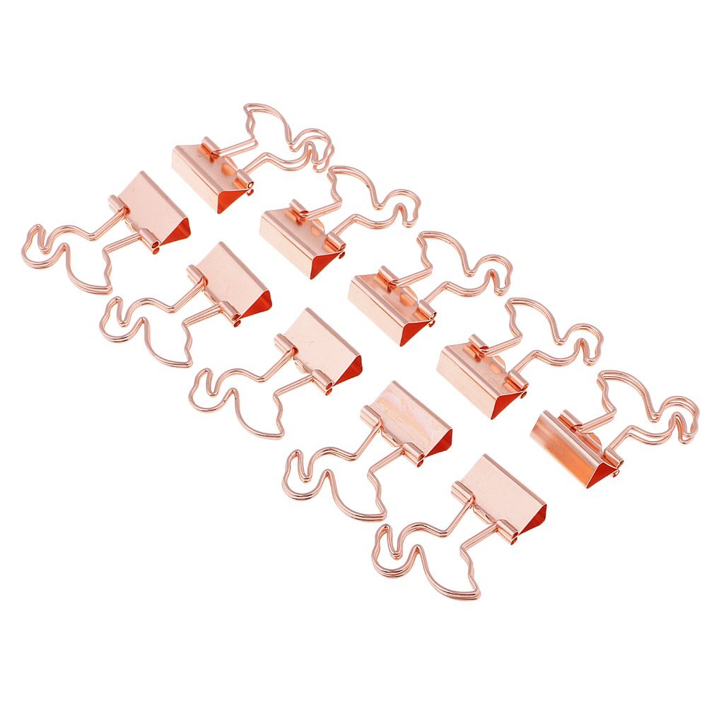 20 Flamingo Paper Clips for Office and School