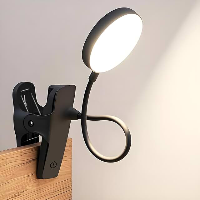 Portable Clip-On Desk Light for Reading and Bunk Bed
