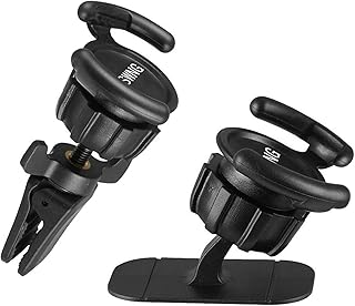 Car Mount and Dashboard Holder with 360° Rotation (2 Pack)