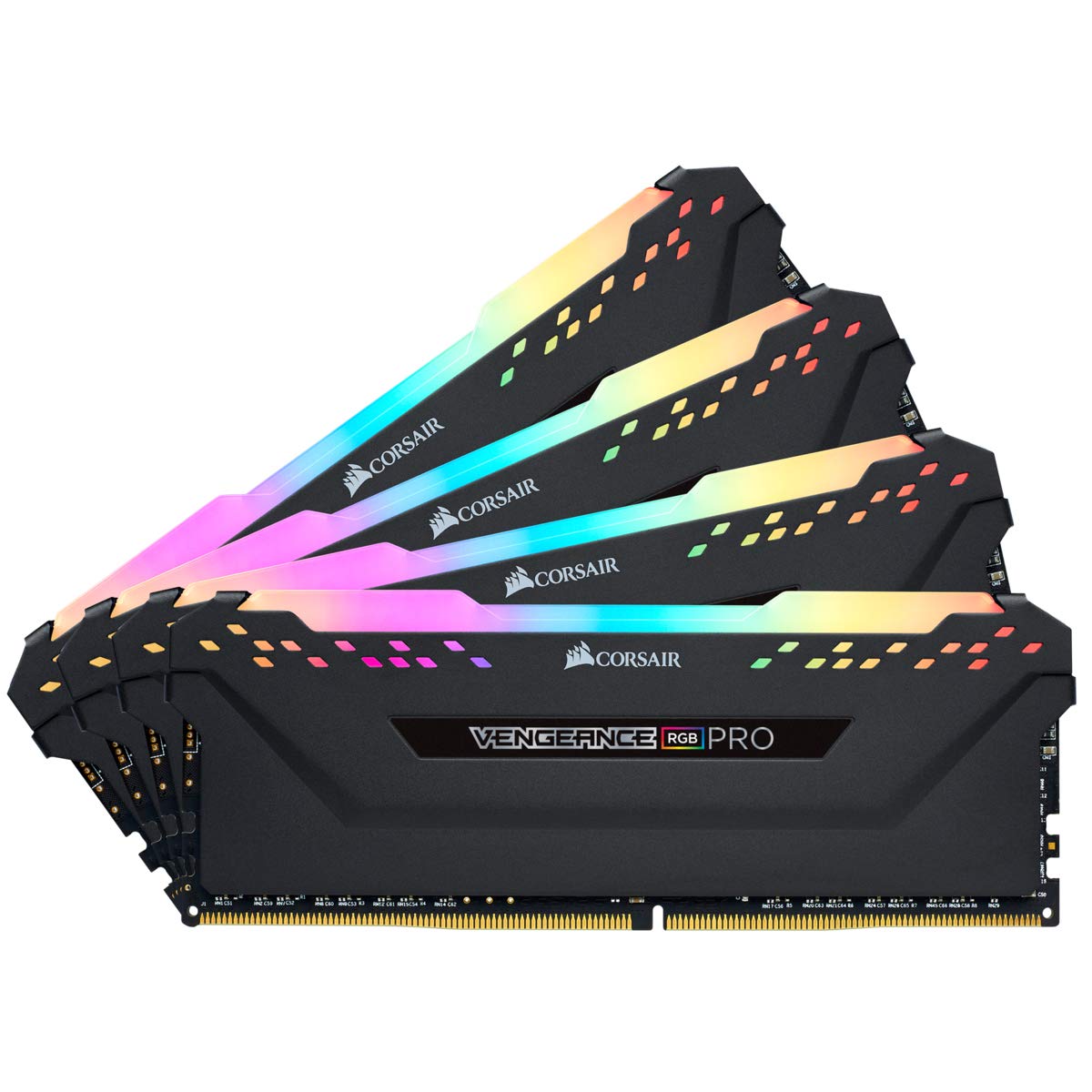 Vengeance RGB Pro 32GB (4x8GB) DDR4 3600 (PC4-28800) C18 Desktop Memory - Black