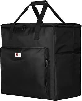 Padded Nylon Carrying Case for Desktop Computer and Accessories