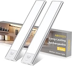 Wireless Battery-Operated Motion Sensor LED Lights, 2 Pack