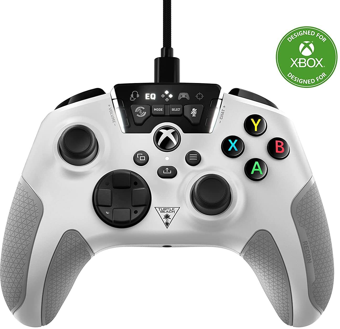 Recon Controller Wired Gaming Controller for Xbox Series X & Xbox Series S, Xbox One & Windows 10 PCs Featuring Remappable Buttons, Audio Enhancements, and Superhuman Hearing - White