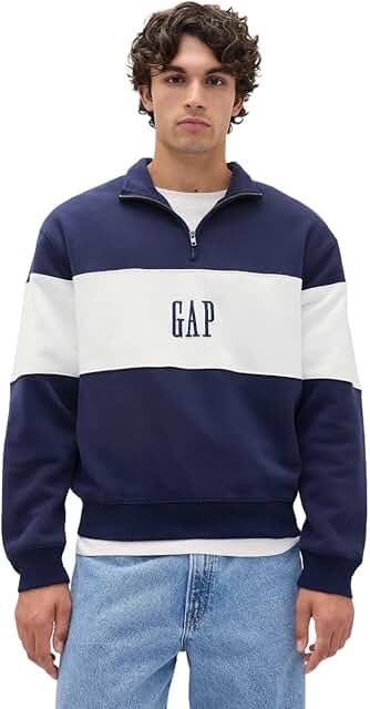 Men's Half Zip Fleece with Drawstring