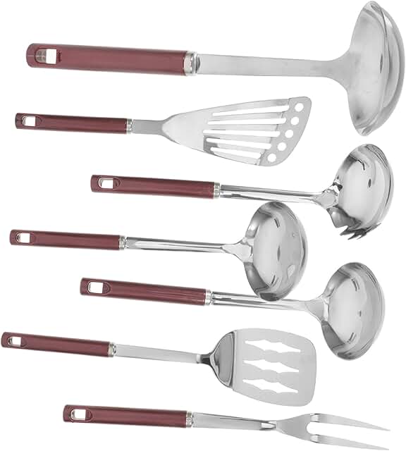 7-Piece Stainless Steel Kitchen Utensils Set