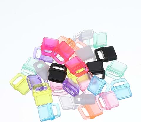 30-Pack Colorful USB C Dust Plugs for Charging Ports