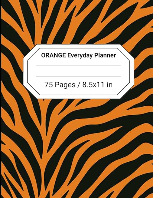 31-Day Undated Monthly Planner for Goals and Notes