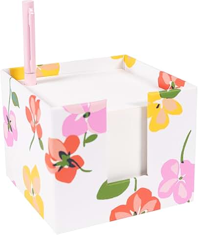 Note Cube with 400 Sheets and Pen for Desk