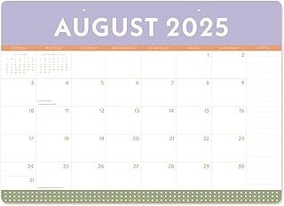 Large Monthly Decorative Calendar for Home and Office