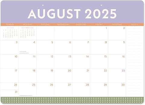 Large Monthly Decorative Calendar for Home and Office