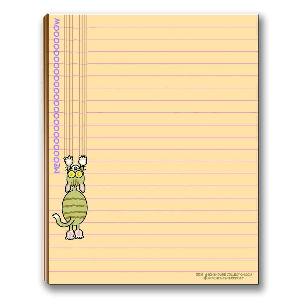 Assorted Funny Cat Note Pads for Cat Lovers
