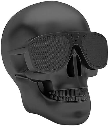 Skull Bluetooth Speaker with Built-in Mic