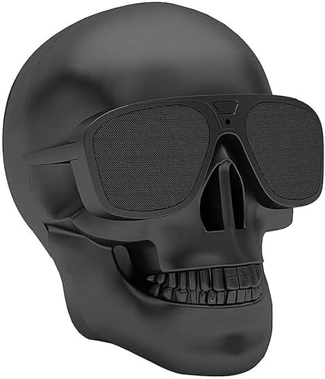 Skull Bluetooth Speaker with Built-in Mic