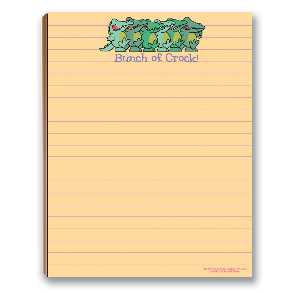 Assorted Pack of 4 Funny Notepads for Office