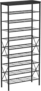 Large Capacity Shoe Storage Organizer with 10 Tiers