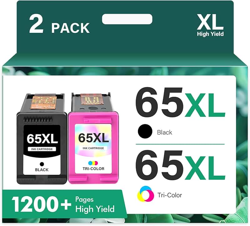 65XL Ink Cartridges Black and Color Combo Pack