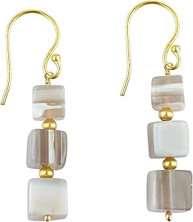 Dainty Natural Gemstone and Crystal Earrings for Women