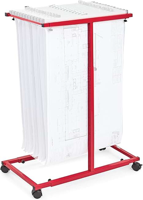 Adjustable Blueprint Storage Organizer for Jobsite and Office