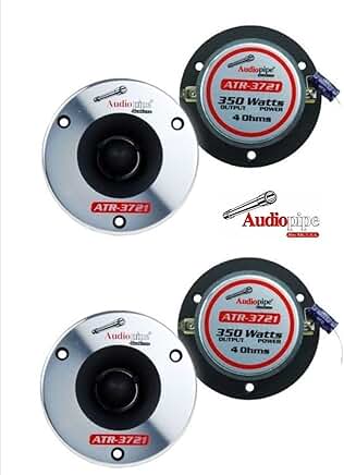 Two Pairs of 350W 4-Ohm Titanium Bullet Tweeters