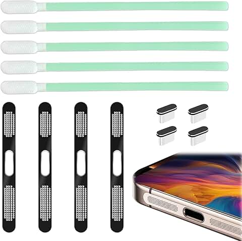 13-Piece USB-C Dust Plug and Cleaning Kit