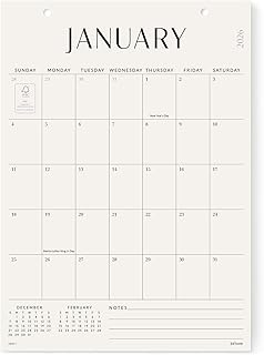 2026-2027 Monthly Wall Calendar 10x14 Inches