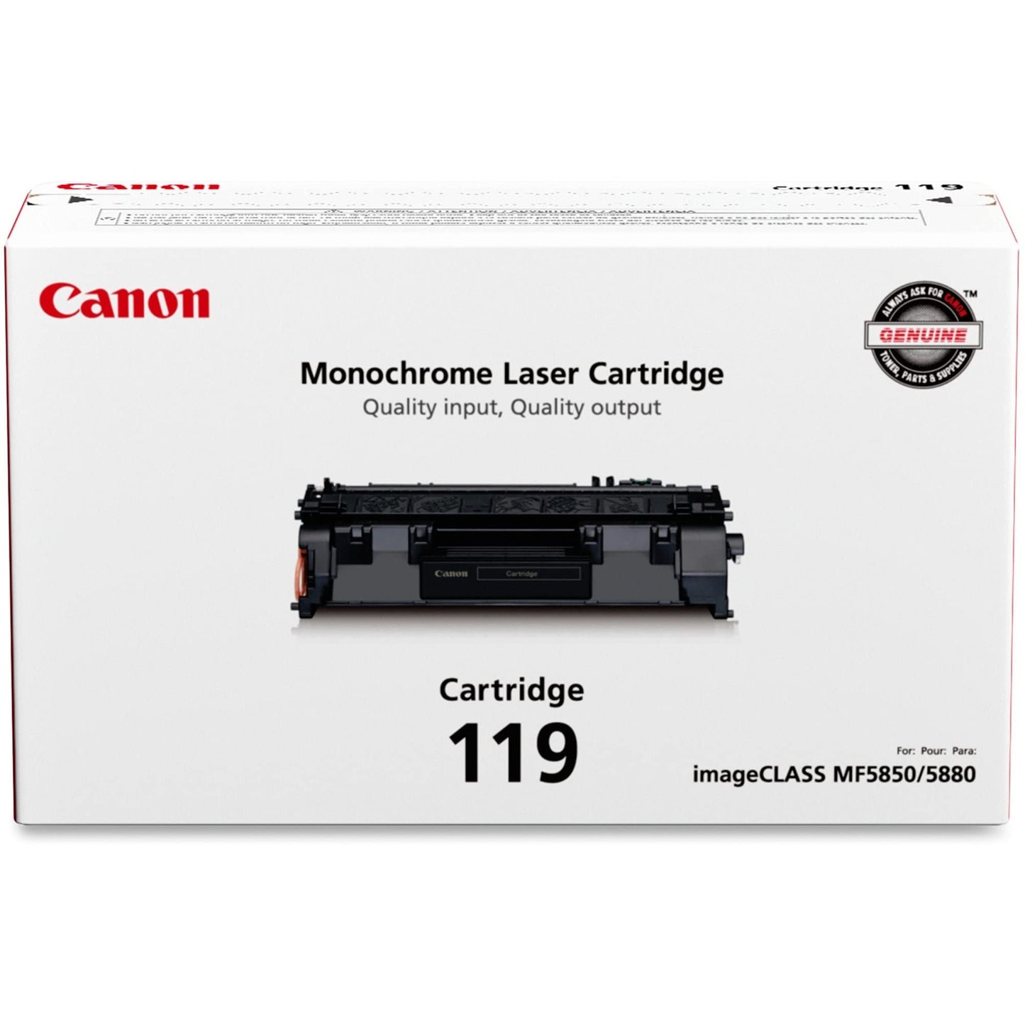 CRG-119 Black Toner Cartridge (3479B001AA)